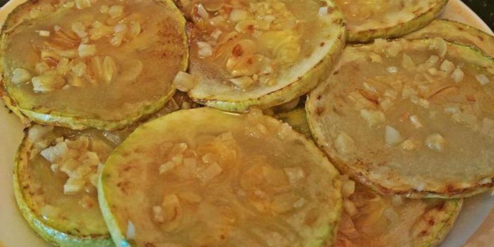 Как приготовить кабачки жареные с чесноком