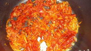 Рецепт Капуста с фасолью в мультиварке