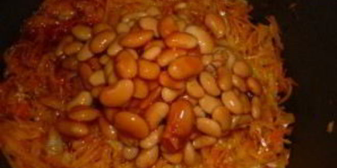 Рецепт капуста с фасолью в мультиварке