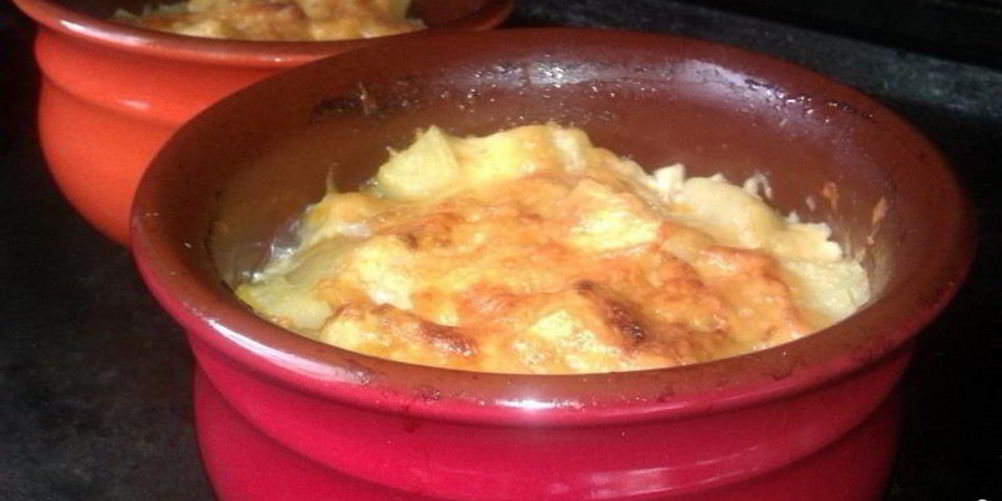 Рецепт вареный картофель с творогом