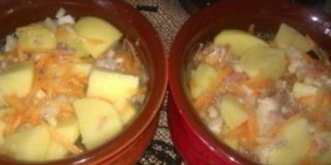 Рецепт картофель с тушенкой