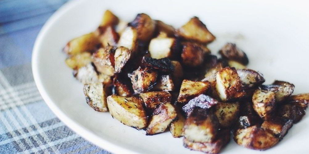 Как приготовить картофель, запеченный с бальзамическим уксусом