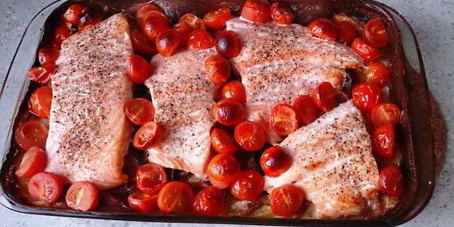 Рецепт картофельный гратен с семгой