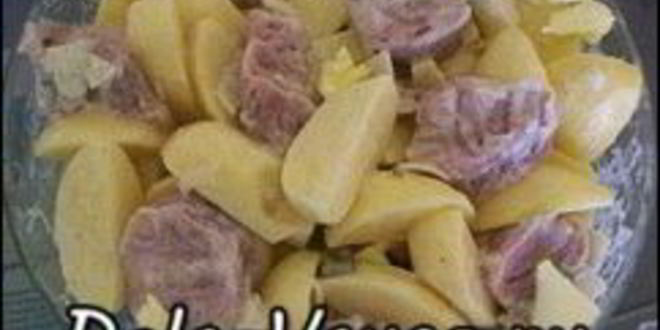 Рецепт картошки запеченной в духовке со свиного вырезкого