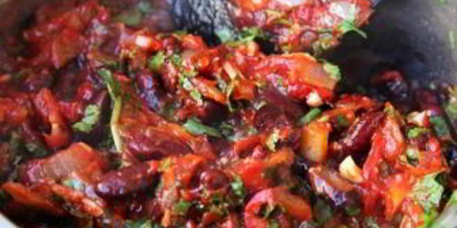 Рецепт лобио из красной фасоли консервированной