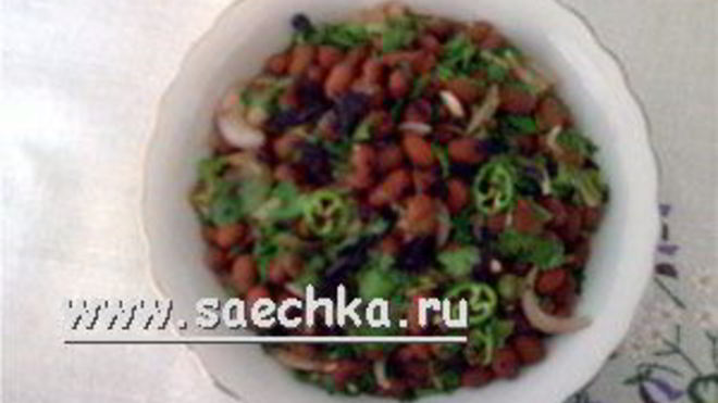 Рецепт Лобио со свежей зеленью и молодым чесноком