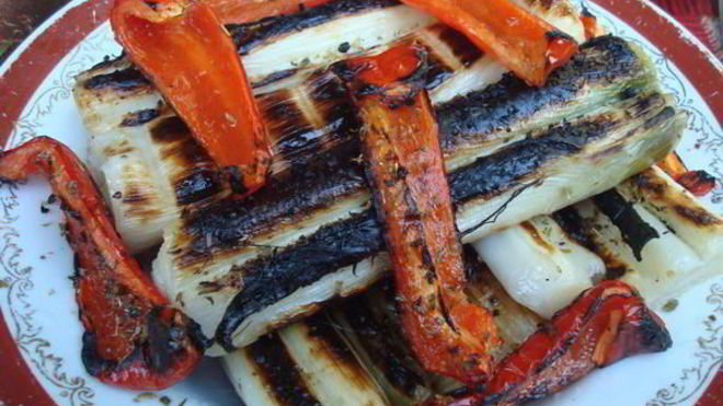 Рецепт Лук-порей на гриле