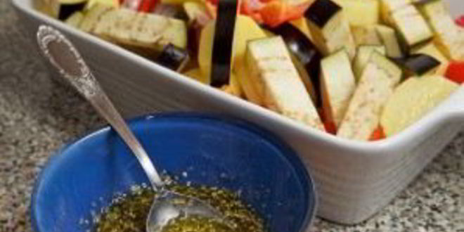 Рецепт овощи, запеченные в духовке