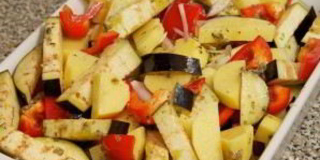 Рецепт овощи, запеченные в духовке