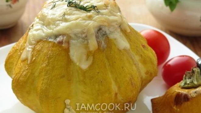 Рецепт Патиссоны фаршированные