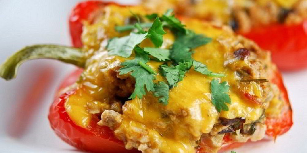 Как приготовить перец, фаршированный баклажанами