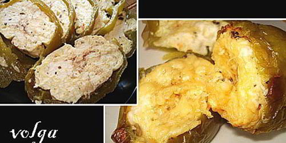 Рецепт болгарский перец, запеченный с брынзой и грибами