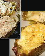 Перец, фаршированный сыром и яйцами