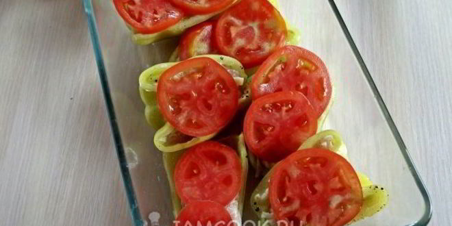 Рецепт перец с картофелем и курицей, запеченный в духовке