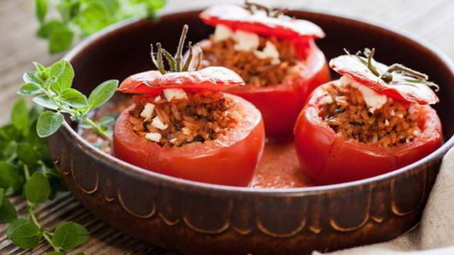 Рецепт Помидоры запеченные с фаршем