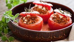 Рецепт Помидоры запеченные с фаршем