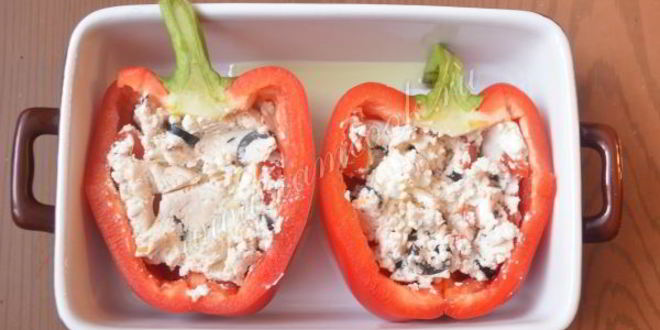 Рецепт праздничный фаршированный перец
