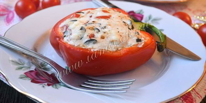 Рецепт праздничный фаршированный перец