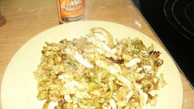 Рецепт Савойская капуста с вустерским соусом