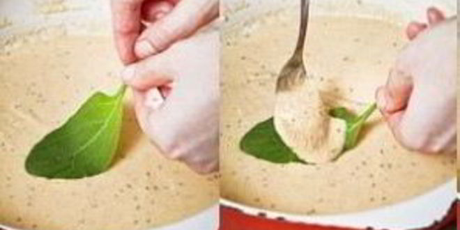 Рецепт шпината в кляре с соусома чатней