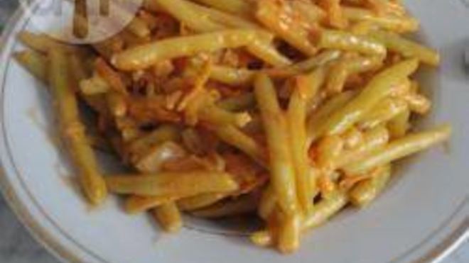 Рецепт Стручковая фасоль в сметанном соусе