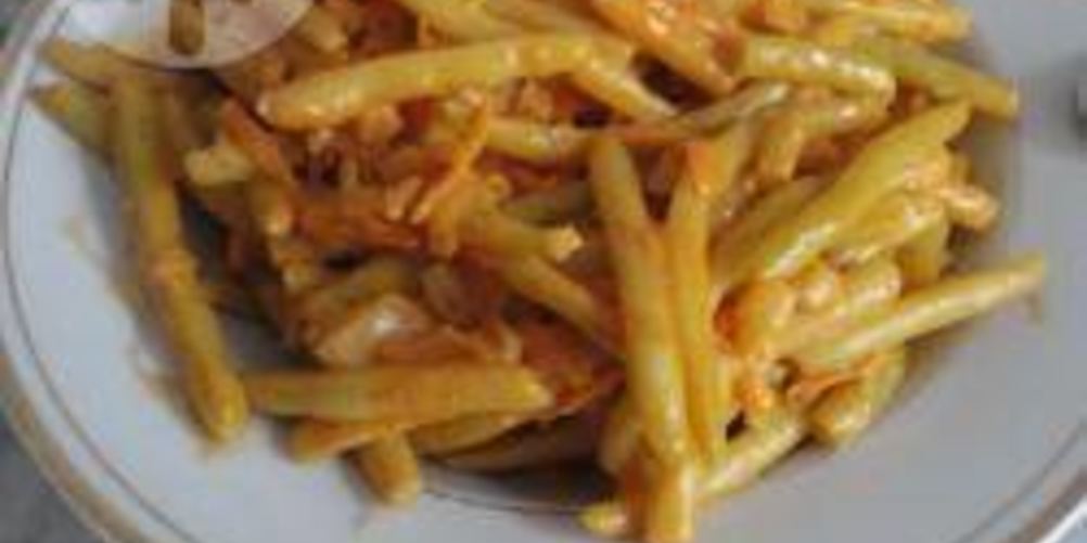 Как приготовить стручковая фасоль в сметанном соусе