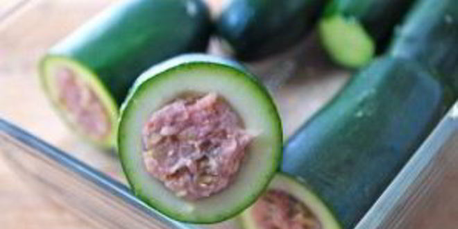 Рецепт цукини с фаршем в духовке