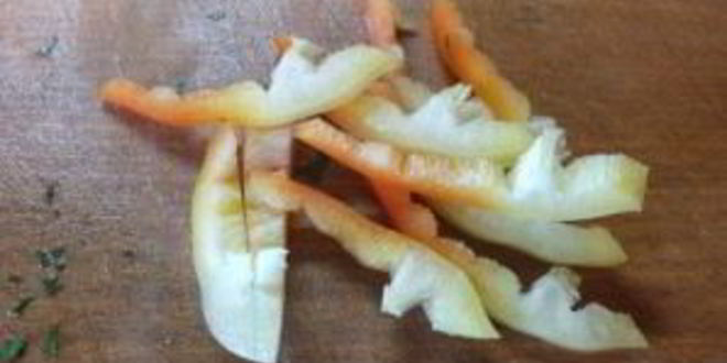 Рецепт цветная капуста с болгарским перцем