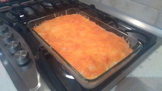 Рецепт Цветная капуста с фаршем под сырным соусом бешамель