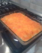 Цветная капуста с фаршем под сырным соусом бешамель