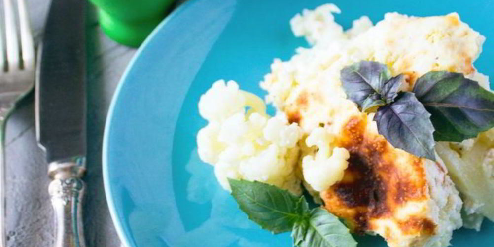 Как приготовить цветная капуста в сливочно-сырном соусе