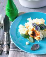 Цветная капуста в сливочно-сырном соусе