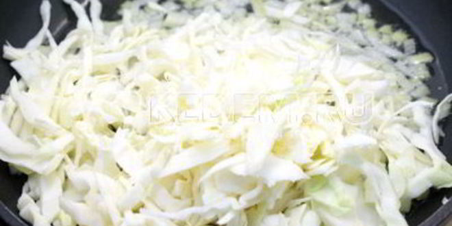 Рецепт тушеная капуста с фасолью