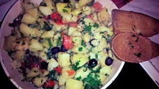 Рецепт Тушеная картошка по-гречески