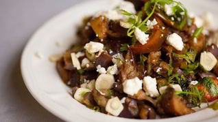 Рецепт Тушеные баклажаны с овощами