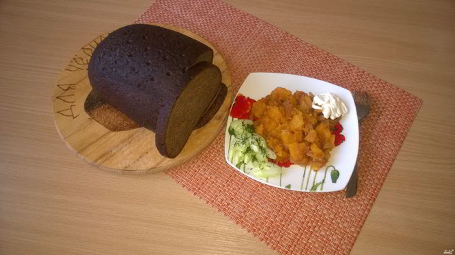 Рецепт Тыква, жаренная с луком