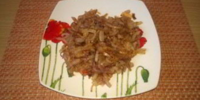 Рецепт тыква, жаренная с луком