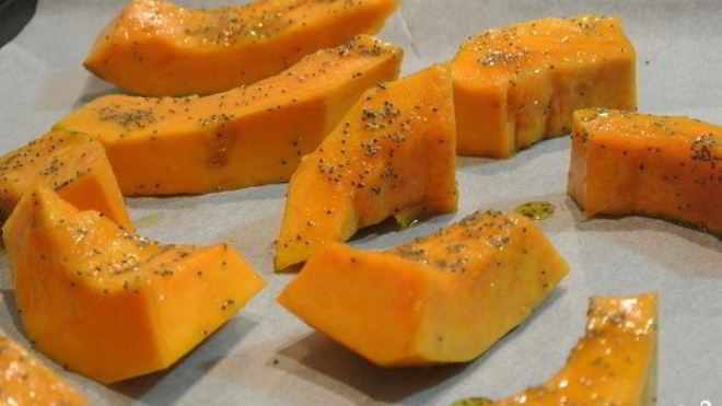 Рецепт Запеченная тыква в духовке кусочками