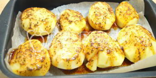 Рецепт запеченный картофель сибирский ананас