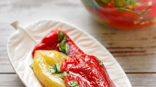 Рецепт Запеченный перец в маринаде