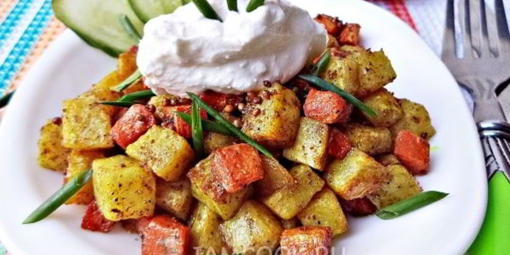 Как приготовить жареный корень сельдерея с морковью