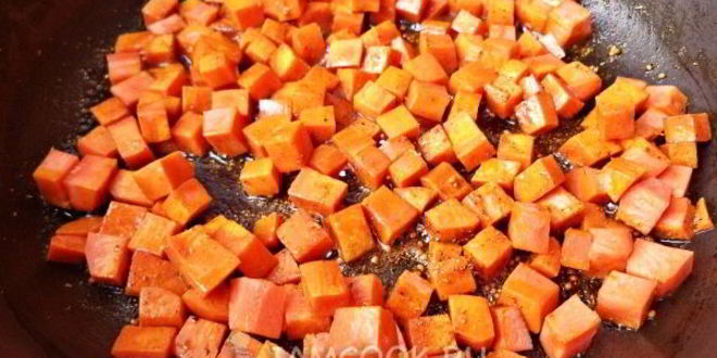 Рецепт жареный корень сельдерея с морковью