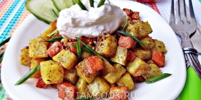 Рецепт жареный корень сельдерея с морковью