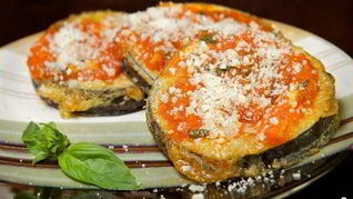 Рецепт Жареные баклажаны с уксусом и чесноком