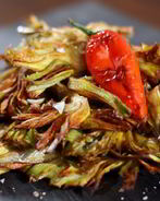 Жареные испанские артишоки