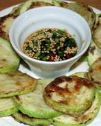 Жареные кабачки по-корейски