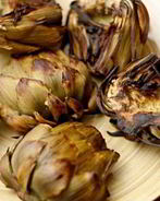 Жареные на гриле артишоки