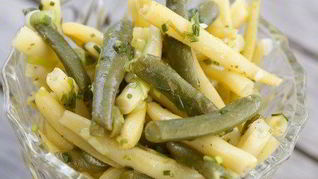 Рецепт Желтая фасоль в мятном масле