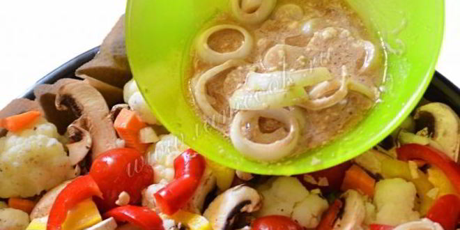 Рецепт овощной гарнир к мясу