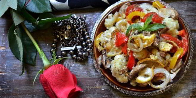 Рецепт овощной гарнир к мясу